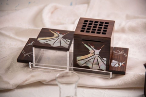 Premium APEX FASHION ART Sandalwood Incense <b>Burner</b> Stand Eco-Friendly Religious Use All-Season Aromatherapy Diffuser Set - Product Image 4