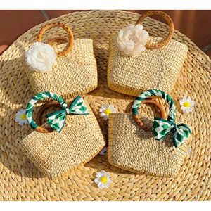 Bolso de Mano de Seagrass Bordado a Mano de Primera Calidad, Bolso Tote Tejido Natural para Mujer con Etiqueta Privada y Empaque Personalizado - Product Image 3