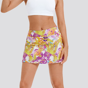 Tie Dye Printing Hot Selling OEM Service Women <b>Skirts</b> Best Price Quick Dry Women <b>Skirts</b> Custom Made Women <b>Skirts</b> - Product Image 2