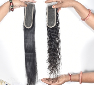 Extensiones de cabello indio liso 2x2, 100% natural, sin procesar, cutícula alineada, estilo de onda profunda, para mujer, proveedores mayoristas - Product Image 5