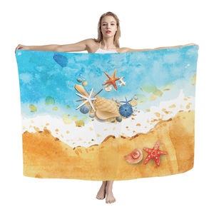 Custom Printed Polynesian Sarong Hawaiian Pareo Beach Wrap Resort Wear Customized Fabric Manufacturer OEM ODM Factory Company - Product Image 1