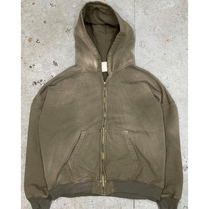 Pulls en molleton épais pour hommes avec poche, coupe ample, en coton vieilli, imprimé, prix avantageux - Product Image 1