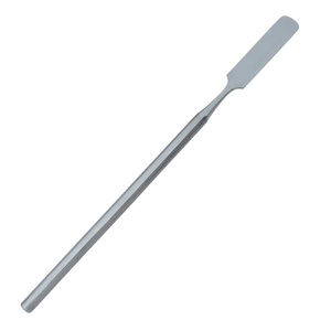 Stainless Steel Mixing Spatula Single End Satin Bright <b>Polished</b> Dental Cement and Double End Lab <b>Wax</b> Spatula - Product Image 2