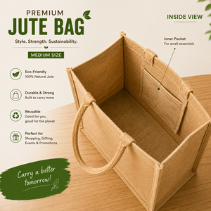 Custom Printed Plain Natural Jute <b>Long</b> Tote <b>Bag</b> Eco Friendly Reusable Shopping Grocery Carry <b>Bag</b> Promotional Gift Wholesale - Product Image 5