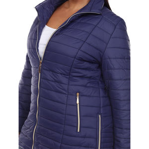 Chaquetas de Invierno Cálidas con Capucha para Mujer, Última Moda, Chaqueta Acolchada Transpirable para Mujer, Chaqueta Acolchada de Invierno OEM para Mujer - Product Image 2