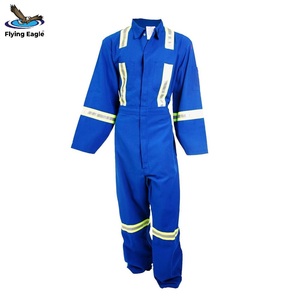 Combinaison de travail industrielle en coton durable, respirante et protectrice pour l'usine - Product Image 2