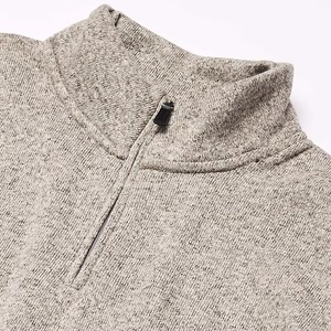 Pull en maille élégant pour homme à col en V, manches longues, décontracté, en tissu doux au toucher, idéal pour le bureau et les tenues décontractées. - Product Image 4