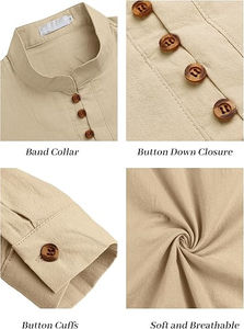 Ropa Islámica Elegante y Transpirable para Hombre, Thobes de Oriente Medio, Jubba de Manga Larga, Cuello Cuadrado, Personalizable, de Algodón, Largo hasta el Suelo - Product Image 5