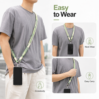 Sangle réglable 6mm 8mm en nylon/polyester de marque YH Guangdong pour téléphone portable, étui et cordon tour de cou anti-chute