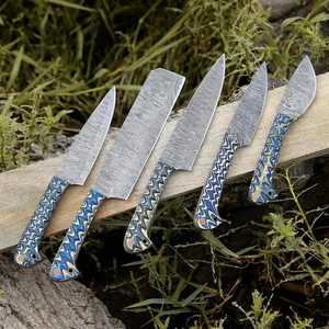 Premium Damascus Steel Chef <b>Knife</b> Set with Wood Handle Design for Home <b>Kitchen</b> Cooking Food Preparation Chef <b>Knife</b> Set - Product Image 2