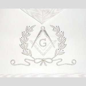 Masonic Lodge Ceremony Apron Custom Embroidered Freemason Regalia Factory Supplier Wholesale Premium Quality - Product Image 2