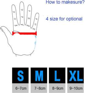 Gants de sport en cuir synthétique personnalisables OEM avec texture hexagonale, design sans doigts, maille respirante pour le cyclisme - Product Image 6