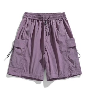 Shorts de sport en coton épais 100 % personnalisables avec logo et design, respirants et anti-transpiration, vente en gros - Product Image 5