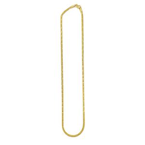 Colliers en chaîne Franco en micro-or 14K, 18K, 24K en gros, colliers de luxe, design de chaîne moderne, colliers de mode. - Product Image 3