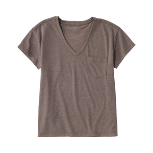 T-shirt décontracté d'été pour femme, col rond, 100 % coton toile respirant, personnalisable, basique, pour la gym et le sport, vente en gros - Product Image 4