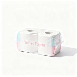 Papier toilette biodégradable en pâte de bois 4 plis, rouleau de papier toilette pour restaurant, fournisseur et fabricant de papier hygiénique de haute qualité - Product Image 2