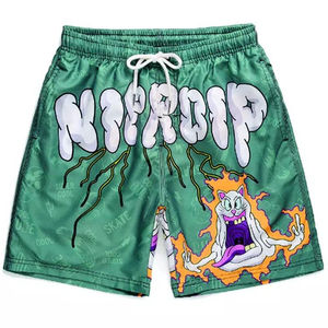 HSI ODM 2026 Vente en gros Shorts en polaire 100% polyester personnalisés unisexes multicolores sublimés de haute qualité fabriqués au Pakistan - Product Image 6