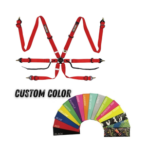 Ceinture de sécurité de course ergonomique TBRACING Sport Plus de 2 pouces homologuée FIA avec boucles de maintien, vente en gros OEM ODM - Product Image 4