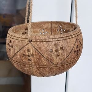 Pot de plante en coquille de noix de coco, prix le plus bas, pour extérieur et intérieur, vente flash, pots naturels - Product Image 3