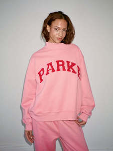 Oversized Sweatshirt for <b>Women</b> Mockneck Long Sleeve Casual Fleece <b>Tops</b> Graphic Embroidery Pullover Sweater - Product Image 5