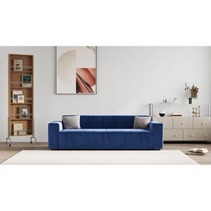 88,6 moderno sofá de 3 plazas con reposabrazos cuadrado asiento profundo cómodo sofá para sala de estar y dormitorio nube sofás - Product Image 3