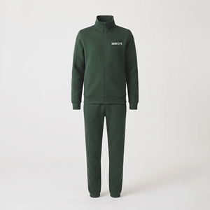 Survêtement décontracté zippé en coton grande taille pour femme, idéal pour l'entraînement et la vente en gros - Product Image 4