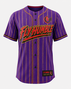 เสื้อเบสบอล Fly Humble สีขาวลายเส้น แขนยาว คอวี ผ้าตาข่ายระบายอากาศ สำหรับผู้ชาย ชุดกีฬา ป้องกันแบคทีเรีย โพลีเอสเตอร์ 100% - Product Image 6