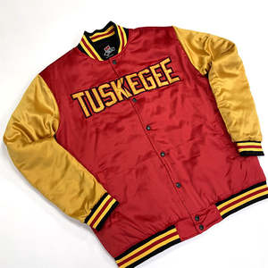 Veste de baseball personnalisée unisexe |   Blouson Bomber Varsity de Qualité Supérieure |   Broderie pour écoles et universités High Street - Product Image 3