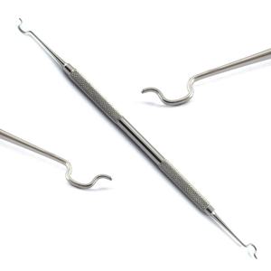Meilleur prix pour un détartreur dentaire manuel en acier inoxydable pour la chirurgie parodontale, certifié CE, instruments SurgiRight - Product Image 6