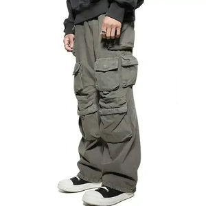 New Arrival <b>Men's</b> <b>Cargo</b> <b>Trousers</b> <b>Lightweight</b> Casual Premium Pockets Custom Made Wholesale New Arrival <b>Men's</b> <b>Cargo</b> <b>Trousers</b> - Product Image 3