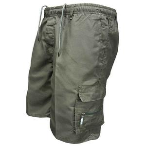 Pantalones Cortos Cargo para Hombre, Corte Clásico, con Cordón Ajustable, Cómodos, Transpirables, Ecológicos, para Gimnasio y Entrenamiento, Cintura Elástica - Product Image 1