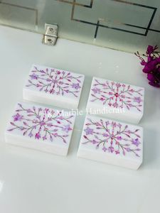 Indian Manufacturer and Wholesaler of Marble Mother of Pearl Green Inlay Gift <b>Boxes</b> Decorative Jewelry Box for Home Decoration - Product Image 3