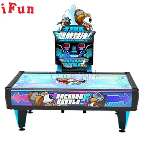 Fabriek Op Maat Gemaakte Munten Voor Volwassenen Airhockey Tafelspel Machine Indoor Multi-Pucks Automatische Ticket Air Hockey Te Koop