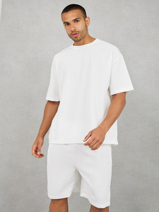 Men Streetwear Clothing Vintage Summer Two Piece <b>Set</b> Unisex 100% Cotton Acid Washed Tracksuit <b>Set</b> Custom Men T Shirt & Short <b>Set</b> - Product Image 6