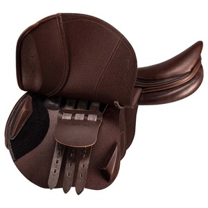 FAB International Premium English Dressage Saddle Plastic Tree Customizable Color Logo Pure Leather Brass Hardware Comfortable - Product Image 4