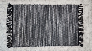 Ensemble de tapis indiens tissés à la main de qualité supérieure, style bohème, en coton, 1800 GSM, lavable, couleur et dimensions personnalisées, décoration intérieure, salon, bureau - Product Image 4