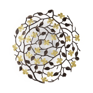 Bol à fruits en aluminium, centre de table moderne, luxe décoratif, or, écologique, durable, 2026 Saleem International - Product Image 3