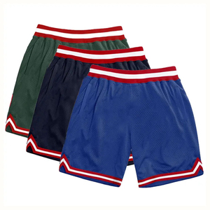 Pantalones Cortos Deportivos Casuales para Hombre, de Malla Transpirable, de Secado Rápido, Ecológicos, de Color Sólido, con Etiqueta Privada, Color Personalizado, OEM - Product Image 1