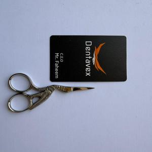 Ciseaux à broder en acier inoxydable de qualité industrielle, design Mini Stork, lame tranchante, pour couture, travaux manuels et bricolage, par Dentavex - Product Image 2