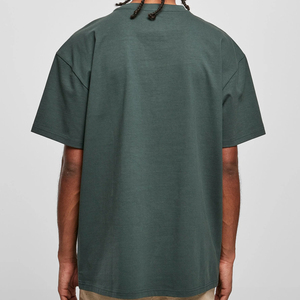 Camiseta OEM de alta calidad 100% algodón con cuello redondo para hombre, camiseta premium en blanco, impresión personalizada disponible. - Product Image 6