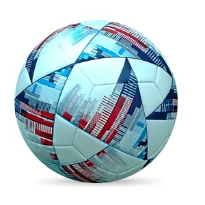 Ballon de football d'entraînement officiel personnalisé en PVC orange, léger, durable, vente en gros, fabricant OEM - Product Image 2