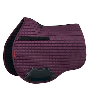 Almohadilla de satén acolchada con corte de diamante para silla de montar, servicio OEM, color sólido personalizado, estilo de salto para carreras, almohadillas ecuestres para silla de montar. - Product Image 1