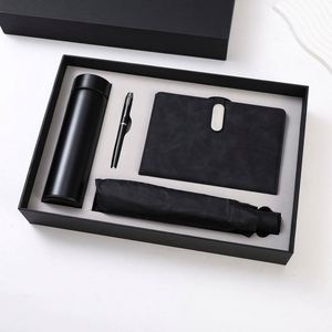 Artículos de Regalo Promocionales de Lujo, Sombrilla, Taza Térmica, Cuaderno y Bolígrafo Personalizables, Juego de Regalo con Botella - Product Image 2