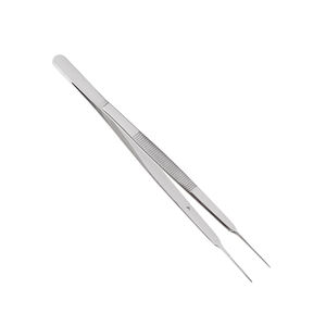 Pinzas Quirúrgicas Oftálmicas de Precisión de Acero Inoxidable Gerald para Cirugía Ocular, 17 cm, Punta Recta, por ORTHO GENIX - Product Image 3