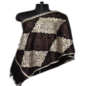 Estola de viscosa con jacquard Swarovski (SE 106s) - Product Image 6