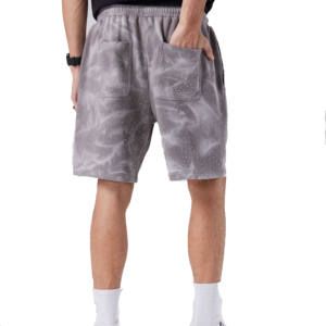 Pantalones Cortos Tie Dye 100% Algodón para Hombre, Ligeros, Casuales, de Playa, Transpirables, a la Moda, Ropa Urbana Masculina - Product Image 5