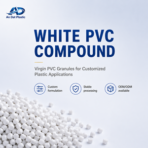 Hose Layer PVC Compound for White PVC Hose Production Custom Flexibility and Density OEM ODM An Dat <b>Plastic</b> - Product Image 1