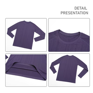 Camisetas Formales Lisas de Manga Larga de Secado Rápido para Gimnasio, Entrenamiento Deportivo, Fitness y Running para Hombre - Product Image 6