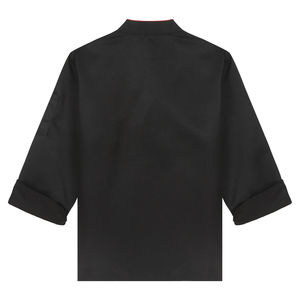 Chaquetas de Chef Personalizadas Unisex de Manga Larga Tejidas para Restaurante, Bar, Cocina, Uniformes de Camarero, Panadería, Cafetería, Poliéster - Product Image 3