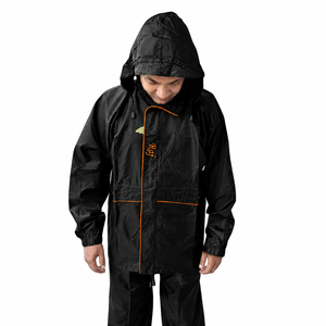 Combinaison de pluie imperméable intégrale avec capuche, légère et durable en PVC, pour le vélo, les voyages et les activités de plein air, unisexe - Product Image 2
